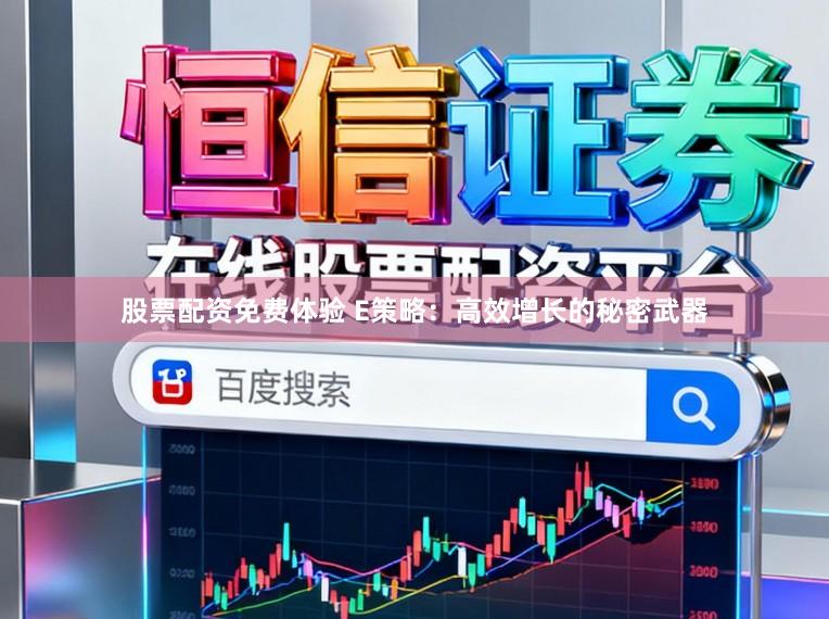 股票配资免费体验 E策略：高效增长的秘密武器